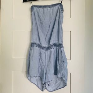 ARITZIA SUNDAY BEST Blue romper